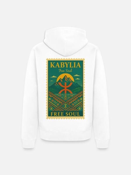 Freigeist-Stammesberg - Unisex Premium Bio Zip Hoodie - Weiß
