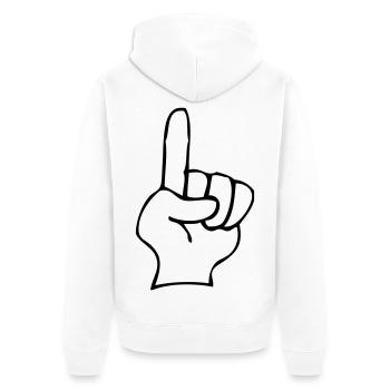 Index - Veste à capuche bio Premium Unisexe - blanc - Dos - Thijin (182cm)