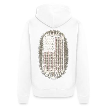 Spielmannszug Blaskapelle - Unisex Premium Bio Zip Hoodie - Weiß - Hinten - Thijin (182cm)