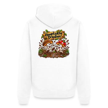 file_000000008e40820aad82f939da2c6973 - Unisex Premium Bio Zip Hoodie - Weiß - Hinten - Thijin (182cm)