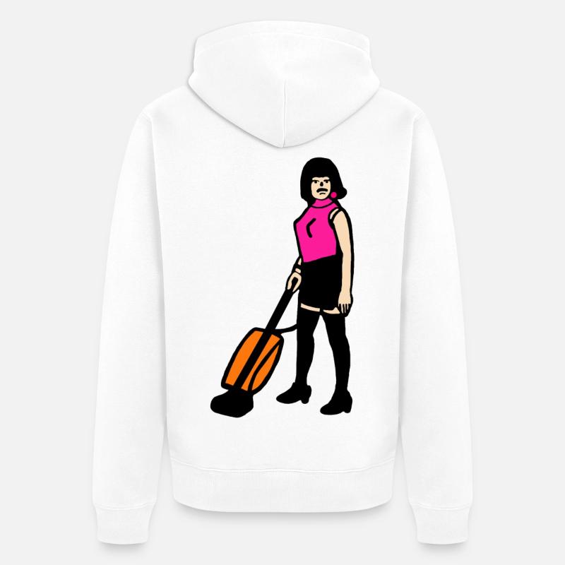 Freddy veut se libérer, Queen, freddie # - Veste à capuche bio Premium Unisexe - blanc