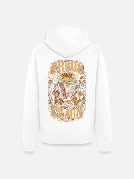 Cajun Kultur - Unisex Premium Bio Zip Hoodie - Weiß