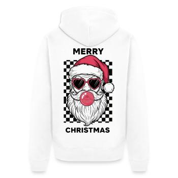 Joyeux Noël - Veste à capuche bio Premium Unisexe - blanc - Dos - Thijin (182cm)