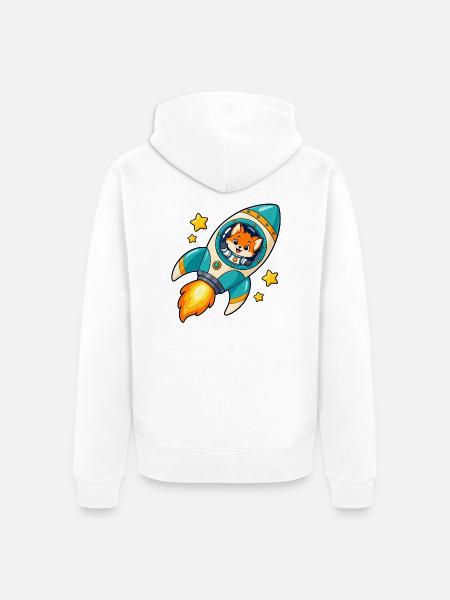 013BD215-3306-4641-A8E4-512B5F53C377 - Unisex Premium Bio Zip Hoodie - Weiß