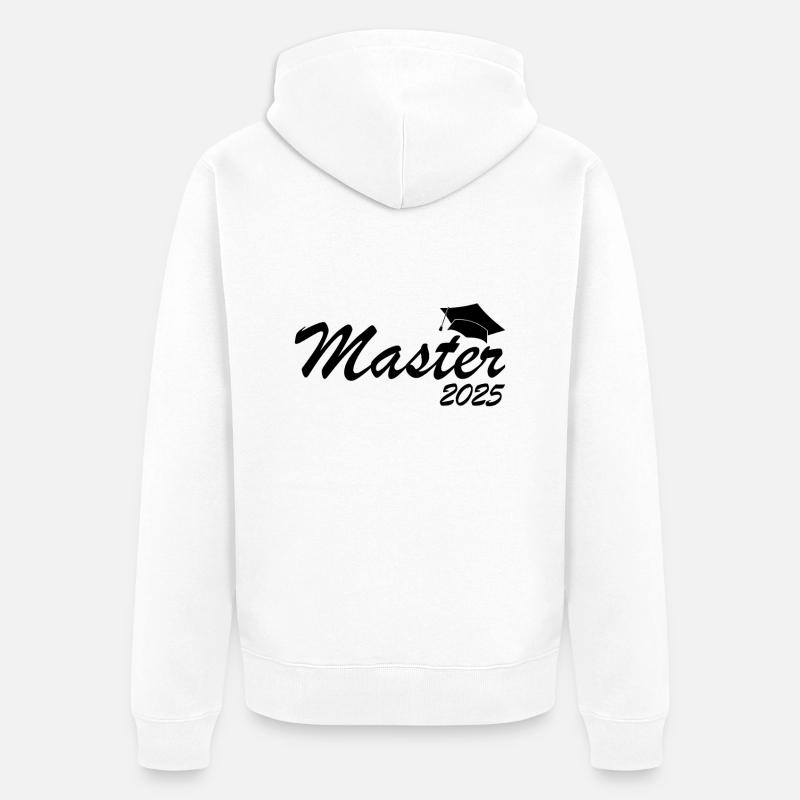 Enseignant 2025 - Veste à capuche bio Premium Unisexe - blanc