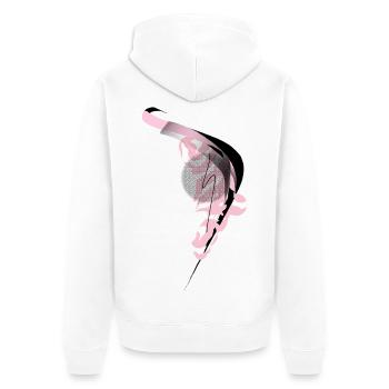 Danse du Dragon - Veste à capuche bio Premium Unisexe - blanc - Dos - Thijin (182cm)