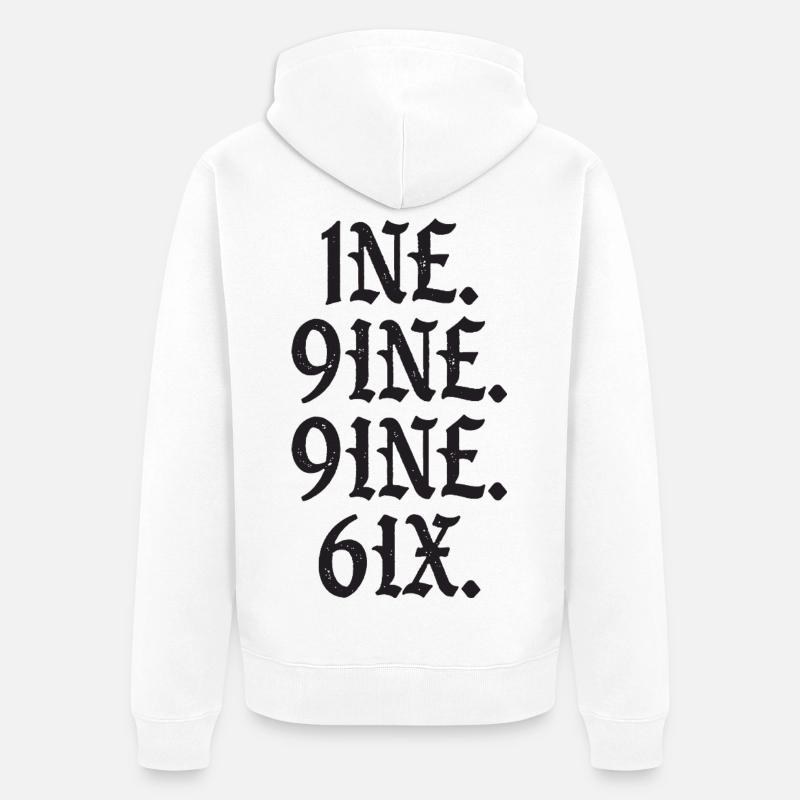 Millésime 1996 - Veste à capuche bio Premium Unisexe - blanc
