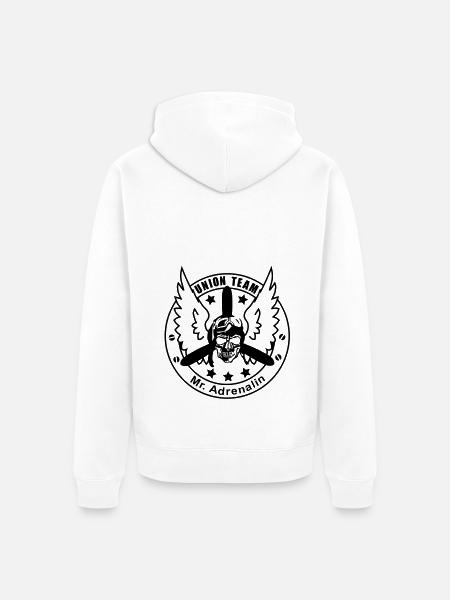 ut_mr_adrenalin - Unisex Premium Organic Zip Hoodie - white