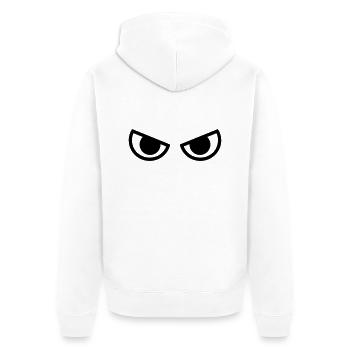 Yeux - Veste à capuche bio Premium Unisexe - blanc - Dos - Thijin (182cm)
