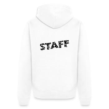 Staff Design - Veste à capuche bio Premium Unisexe - blanc - Dos - Thijin (182cm)