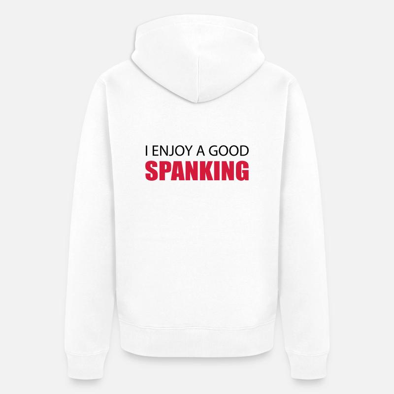 Spanking - Veste à capuche bio Premium Unisexe - blanc