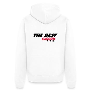 The best kummiseta - Veste à capuche bio Premium Unisexe - blanc - Dos - Thijin (182cm)