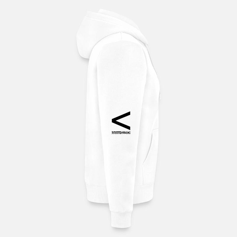 Kempen Skyline gemalt Unisex Premium Bio Zip Hoodie