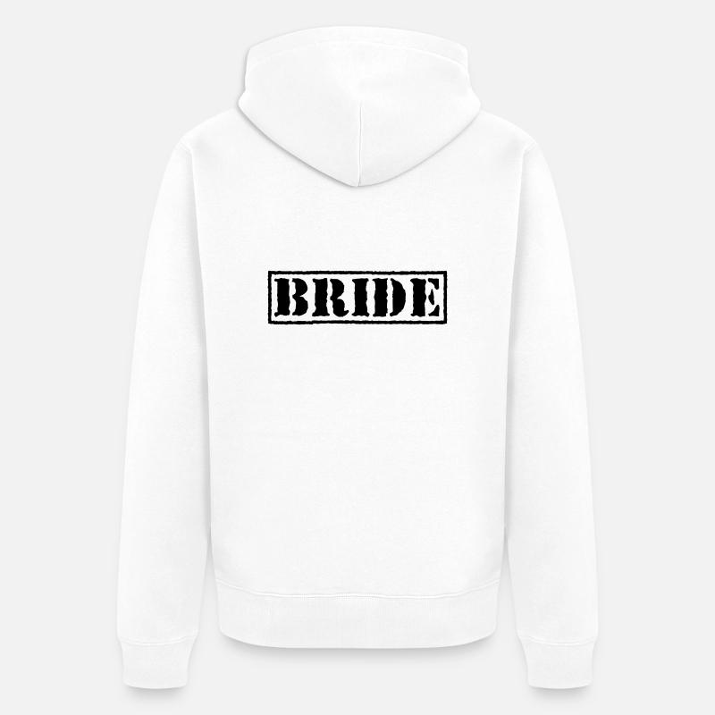 Bride - Veste à capuche bio Premium Unisexe - blanc