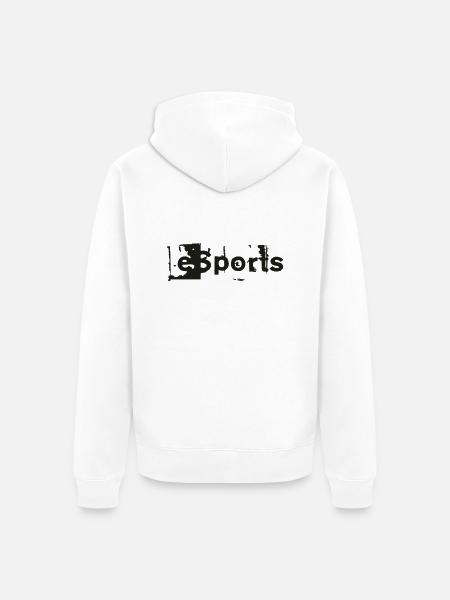 esports_trash_1 - Unisex Premium Bio Zip Hoodie - Weiß