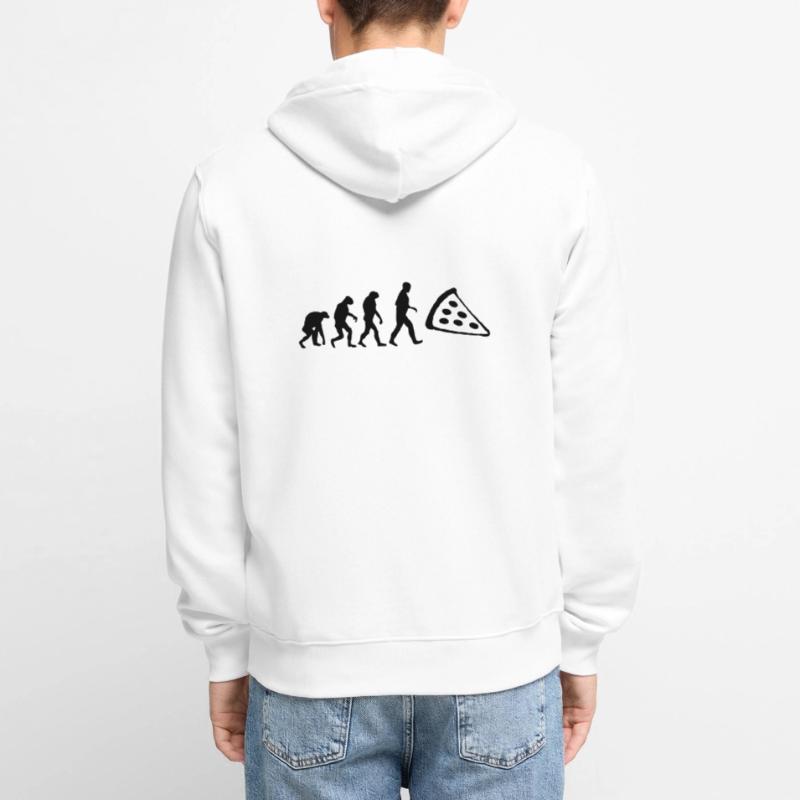 pizza evolution Unisex Premium Bio Zip Hoodie