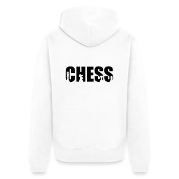 Chess - Veste à capuche bio Premium Unisexe - blanc - Dos - Thijin (182cm)