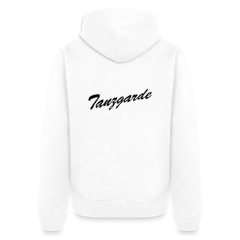 Tanzgarde - Unisex Premium Bio Zip Hoodie - Weiß - Hinten - Thijin (182cm)