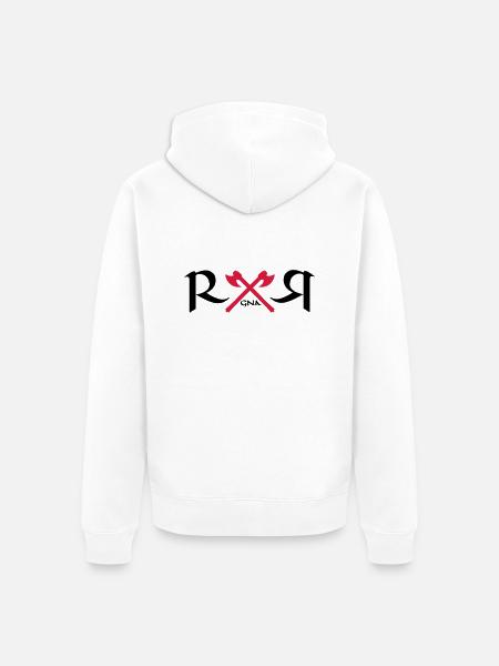 Ragnar_2 - Unisex Premium Bio Zip Hoodie - Weiß
