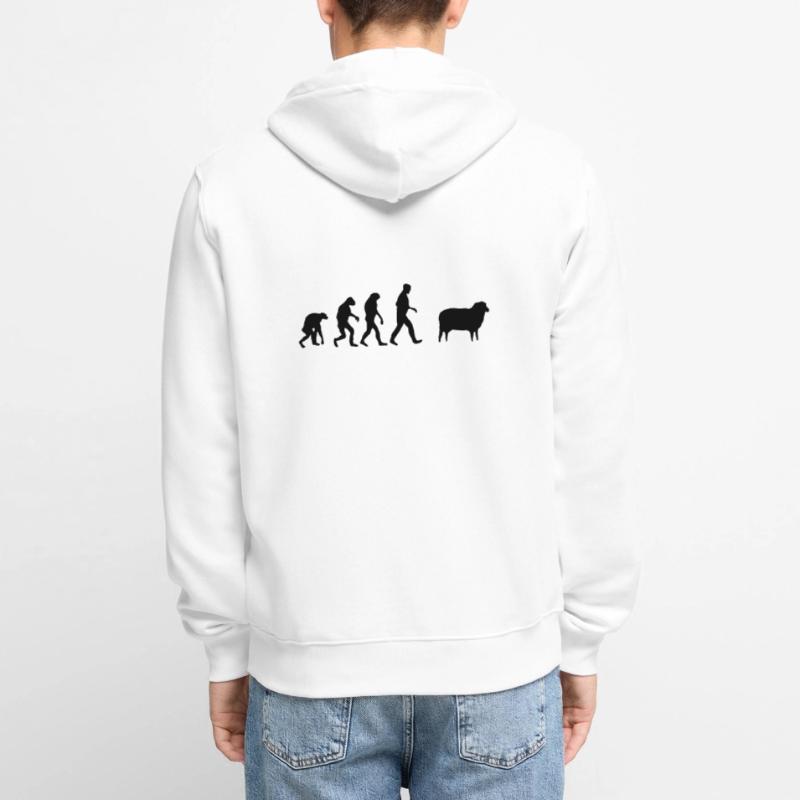 schaf evolution Unisex Premium Bio Zip Hoodie