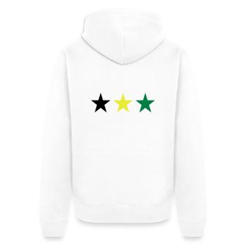 Jamaïque - Veste à capuche bio Premium Unisexe - blanc - Dos - Thijin (182cm)