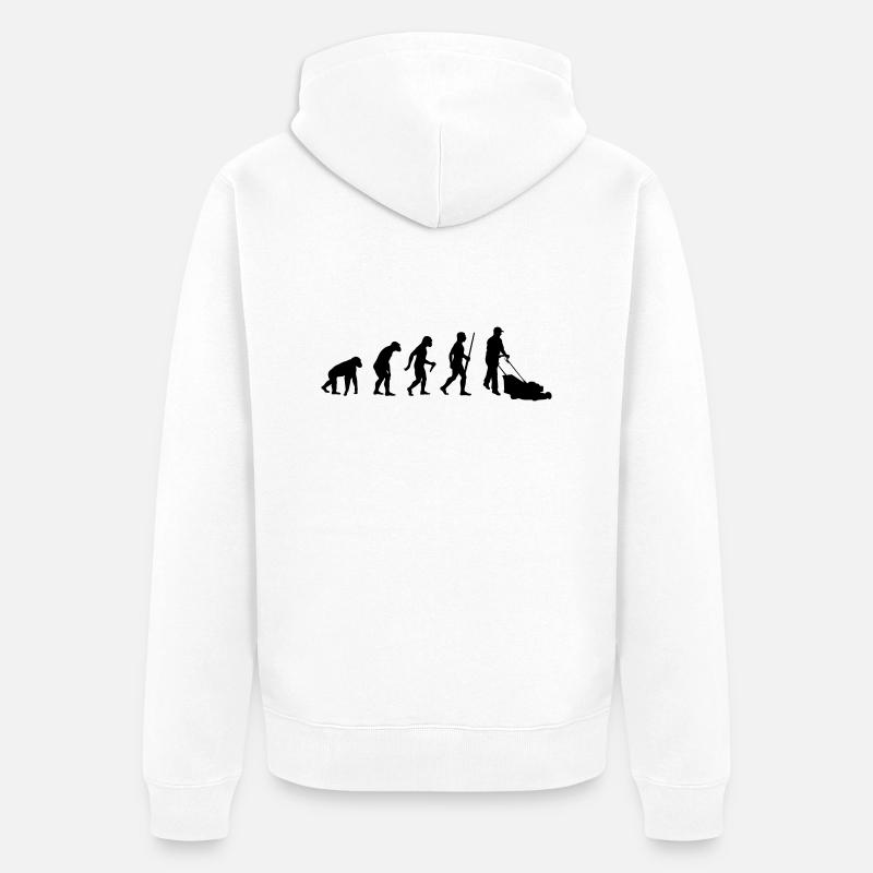 Gardener Evolution - Unisex Premium Bio Zip Hoodie - Weiß