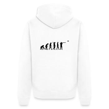 Evolution Ball-trap - Veste à capuche bio Premium Unisexe - blanc - Dos - Thijin (182cm)