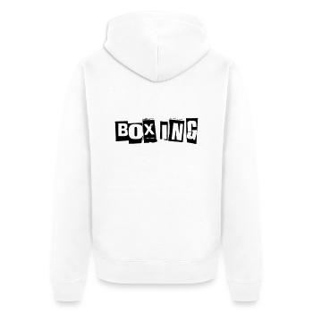 boxing - Veste à capuche bio Premium Unisexe - blanc - Dos - Thijin (182cm)