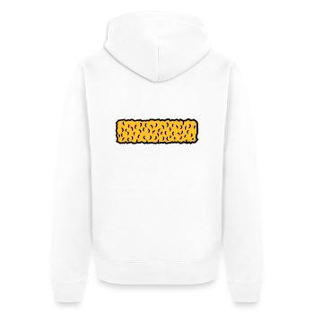 fischstäbchen lecker essen koch kinder gericht - Unisex Premium Bio Zip Hoodie - Weiß - Hinten - Thijin (182cm)
