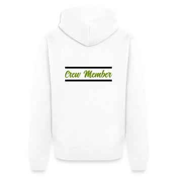 membre d’équipage - Veste à capuche bio Premium Unisexe - blanc - Dos - Thijin (182cm)