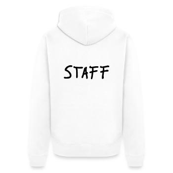 staff - Veste à capuche bio Premium Unisexe - blanc - Dos - Thijin (182cm)