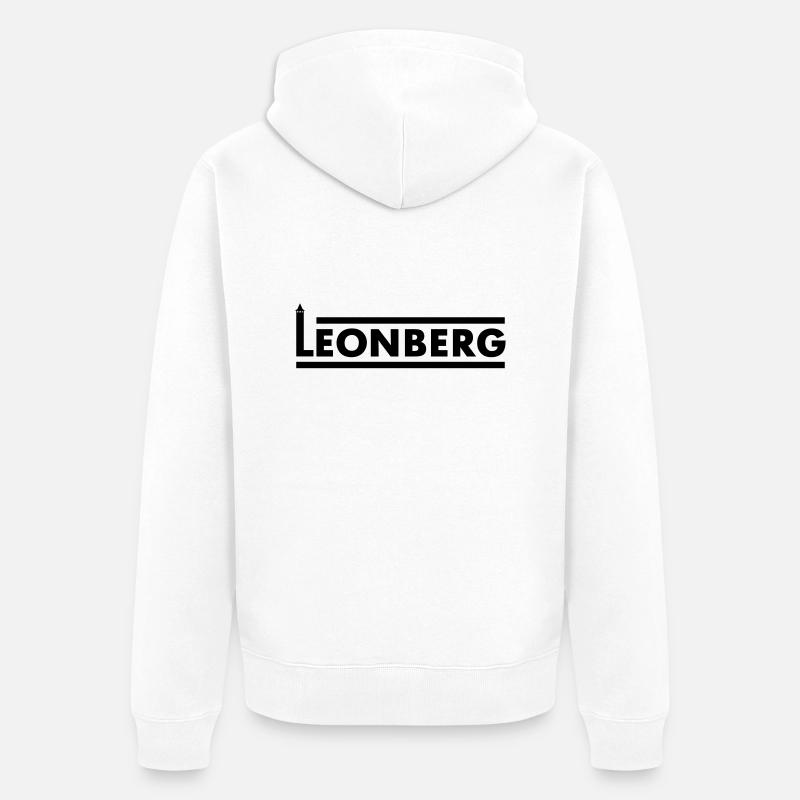 Leonberg - Unisex Premium Bio Zip Hoodie - Weiß