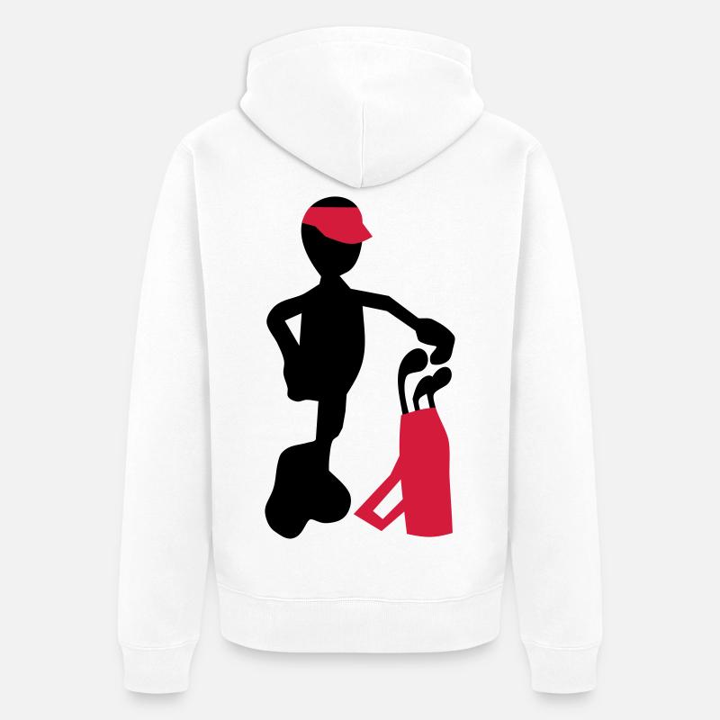 golf - Veste à capuche bio Premium Unisexe - blanc