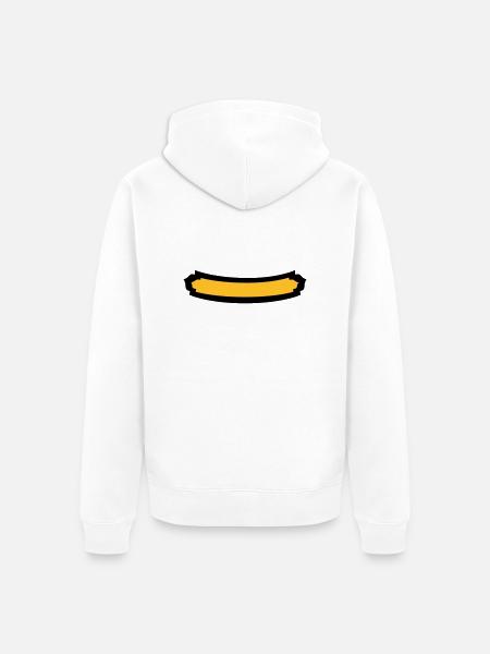 ecusson 2col - Veste à capuche bio Premium Unisexe - blanc