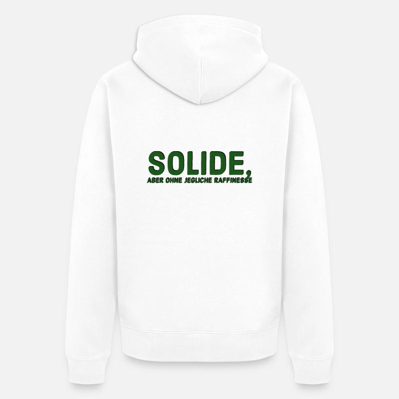 Solide mais dénué de toute sophistication - Veste à capuche bio Premium Unisexe - blanc