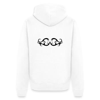 tribal - Veste à capuche bio Premium Unisexe - blanc - Dos - Thijin (182cm)