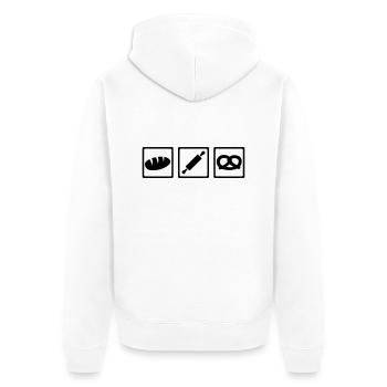 Boulanger - Veste à capuche bio Premium Unisexe - blanc - Dos - Thijin (182cm)
