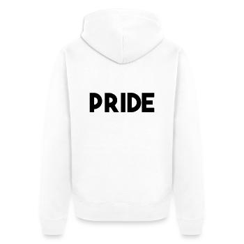 ORGUEIL - Veste à capuche bio Premium Unisexe - blanc - Dos - Thijin (182cm)