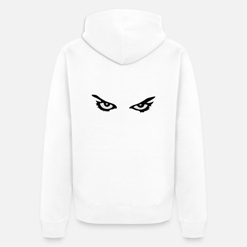 Evil Eye 2 - Veste à capuche bio Premium Unisexe - blanc