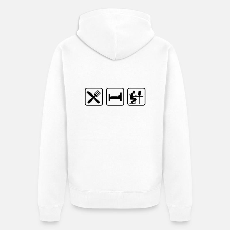 Jeux PC - Veste à capuche bio Premium Unisexe - blanc