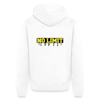no_limit2 - Veste à capuche bio Premium Unisexe - blanc - Dos - Thijin (182cm)