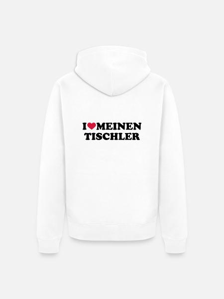 Tischler - Unisex Premium Bio Zip Hoodie - Weiß
