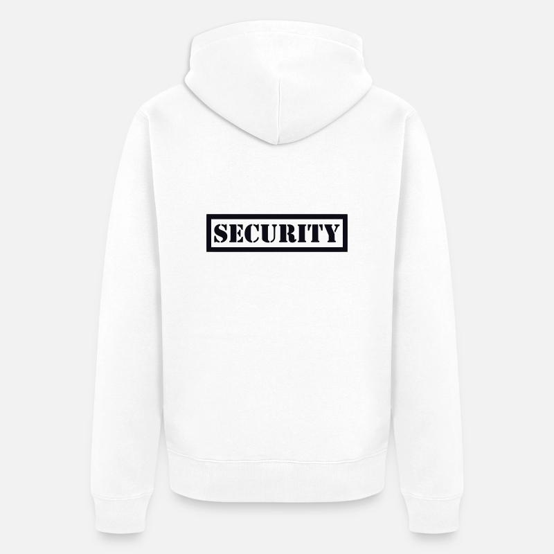 Sécurité - Veste à capuche bio Premium Unisexe - blanc