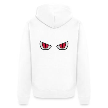 eyes - yeux 4 - Veste à capuche bio Premium Unisexe - blanc - Dos - Thijin (182cm)
