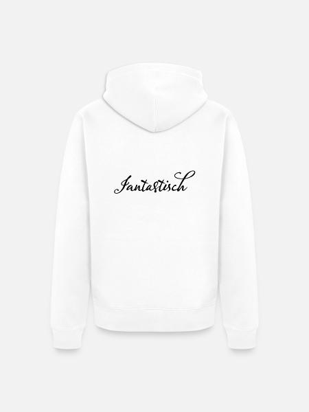 Janvier fantastique - Veste à capuche bio Premium Unisexe - blanc