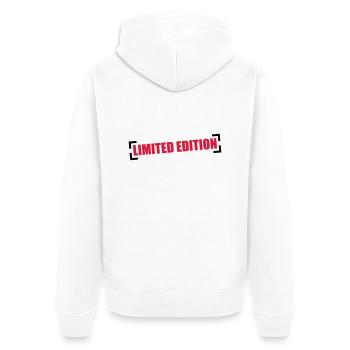 Limited Edition - Veste à capuche bio Premium Unisexe - blanc - Dos - Thijin (182cm)