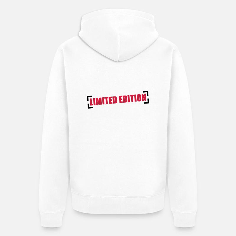 Limited Edition - Veste à capuche bio Premium Unisexe - blanc