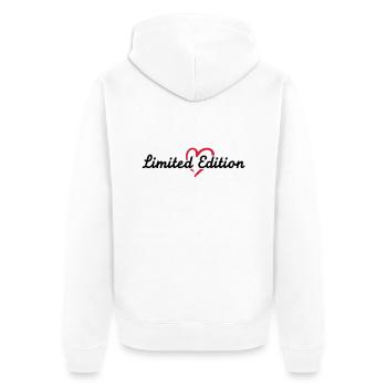 Limited Edition - Veste à capuche bio Premium Unisexe - blanc - Dos - Thijin (182cm)