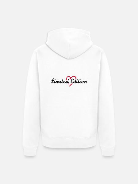 Limited Edition - Veste à capuche bio Premium Unisexe - blanc