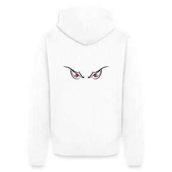 Eyes of devils evil wicked 2c - Unisex Premium Organic Zip Hoodie - white - Back - Thijin (182cm)